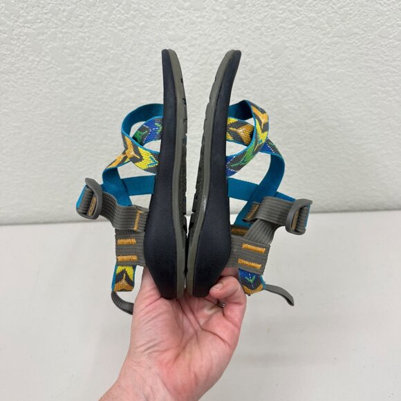 Chaco Z/1 Multicolor Classic Adjustable Strap Hiking Sandals Shoes Kids size 13 - Picture 6 of 8